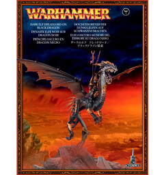 Dark Elf Dreadlord on Black Dragon Warhammer Age of Sigmar